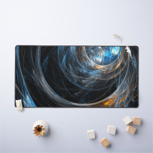 Around the World Abstract Art Desk Mat