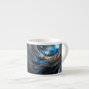 Around the World Abstract Art Espresso Mug