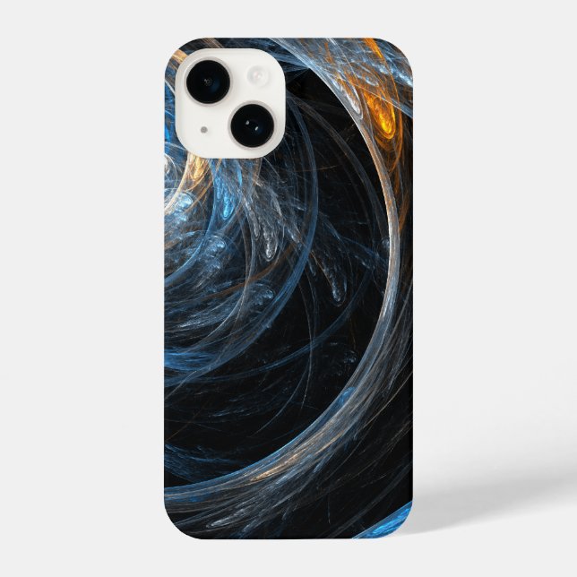 Around the World Abstract Art iPhone Case (Back)