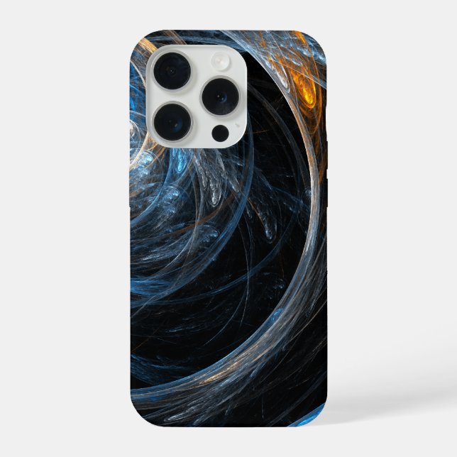 Around the World Abstract Art iPhone Case (Back)