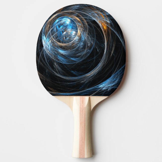 Around the World Abstract Art Ping Pong Paddle (Front)