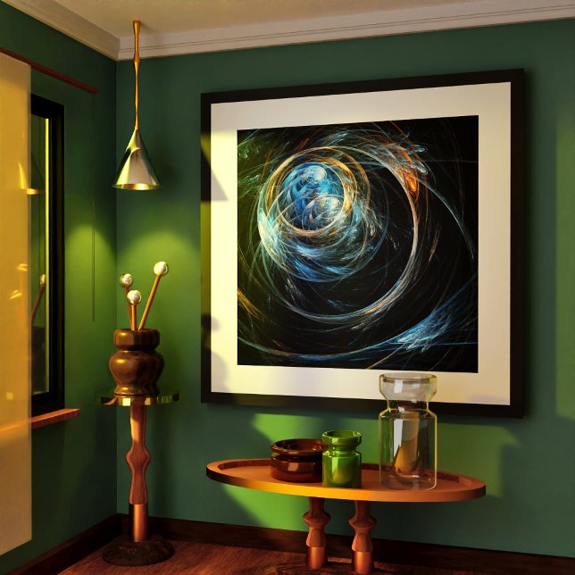 Around the World Abstract Art Print (Around the World Abstract Art Poster)