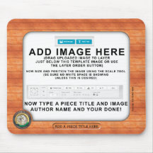 Around The World Custom Art & Photo Mousepads