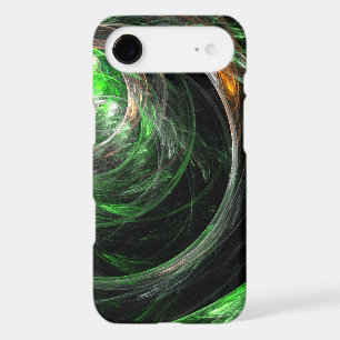 Around the World Green Abstract Art