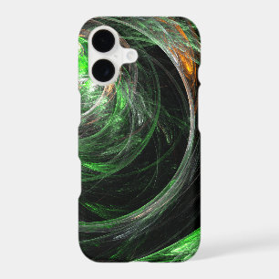 Around the World Green Abstract Art