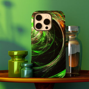 Around the World Green Abstract Art iPhone 16 Pro Case