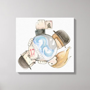 Around the World in 80 Days Canvas Print