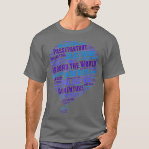 Around the World in 80 Days Literary Hot Air T-Shirt
