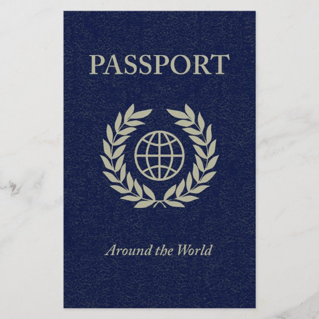 around the world : passport (Front)