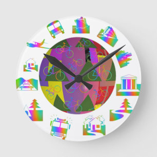 Around The World Round Clock