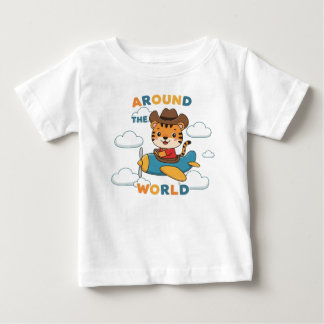 Around the World Tiger Baby T-Shirt