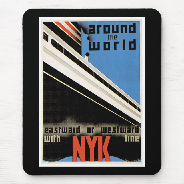 Around the World with NYK Mouse Mat (Front)