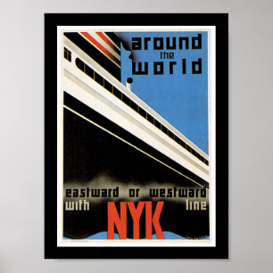 Around the World with NYK Poster
