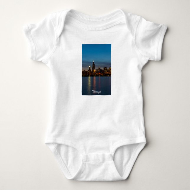 Around Willis At Night Baby Bodysuit (Front)