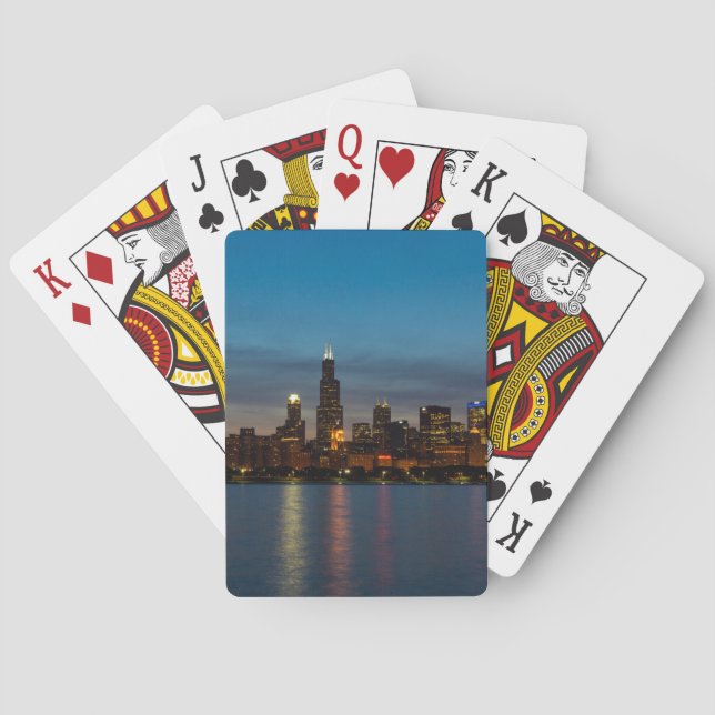Around Willis At Night Playing Cards (Back)
