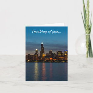 Around Willis At Night Thinking Of You Card