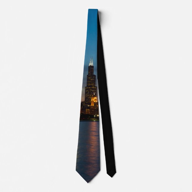 Around Willis At Night Tie (Front)