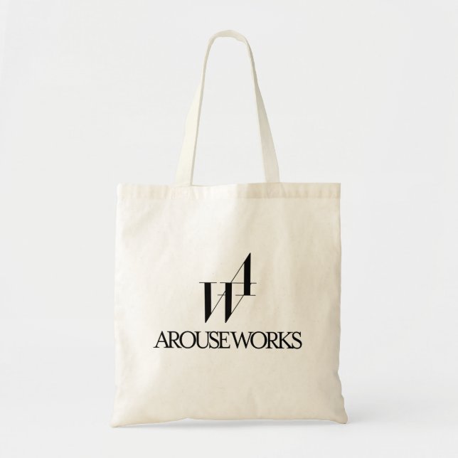 AROUSE WORKS logo Tote Bag (Front)