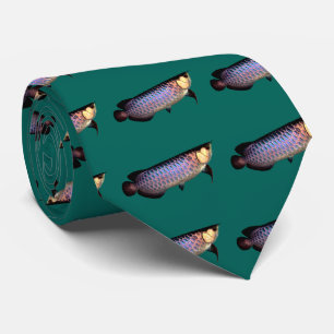 arowana ( wild blue ) tie