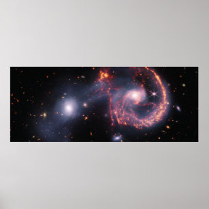 Arp 107 (NIRCam and MIRI Image) Poster