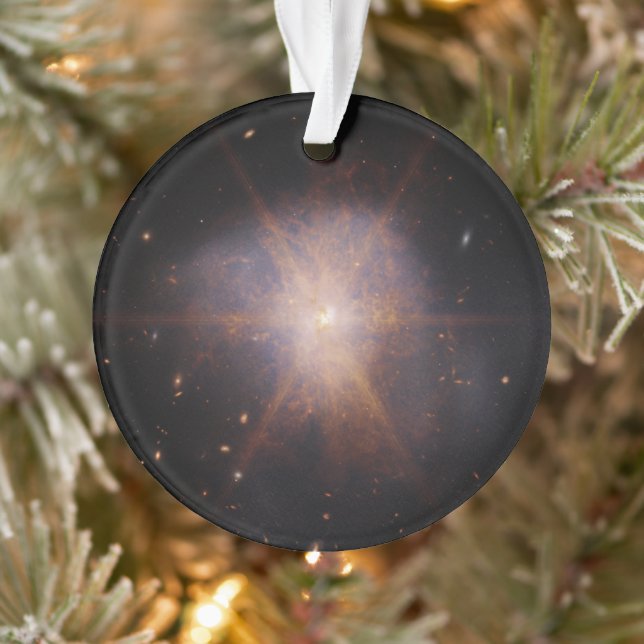 Arp 220 Lights Up The Night Sky Ornament (Tree)