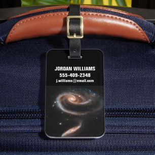 Arp 273 Interacting Galaxies In Andromeda. Luggage Tag