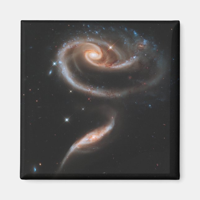 Arp 273 Interacting Galaxies In Andromeda. Magnet (Front)