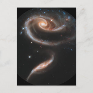 ARP-273 Interacting Galaxies Postcard