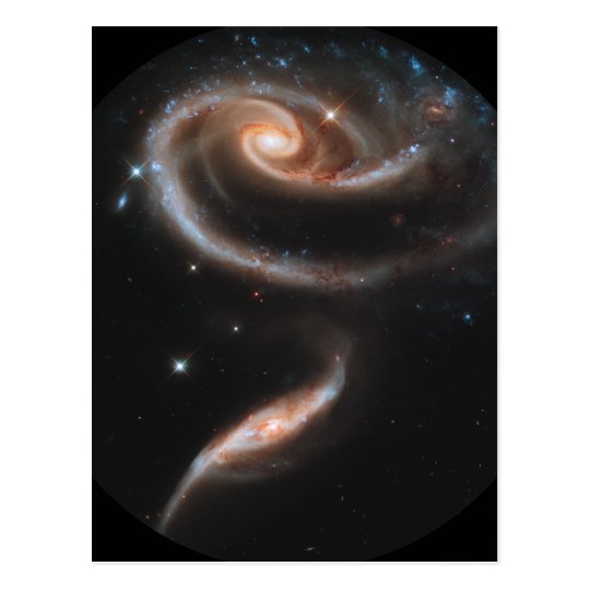 ARP-273 Interacting Galaxies Postcard