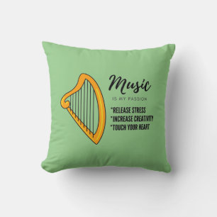 arpa, music lover grocery bag cushion