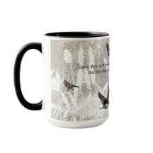 "Arpeggio of Redwings" coffee mug