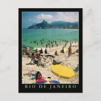 "Arpoador Beach, Rio de Janeiro" postcard