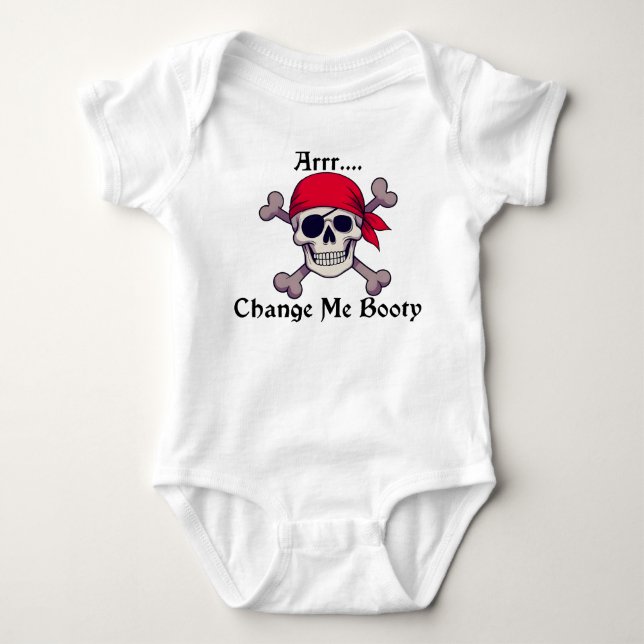 Arr Change Me Booty Baby Bodysuit Onepiece (Front)