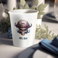 Arr! Pirate Boys "100% Rum" Joke Birthday
