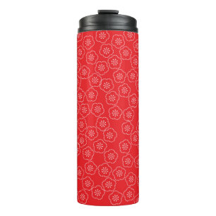 Arranged a traditional Japanese casual kimono patt Thermal Tumbler