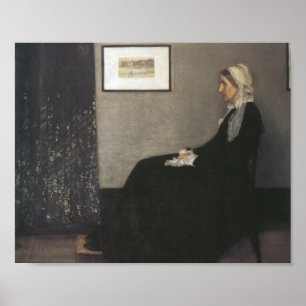 Arrangement in Grey and Black - Whistler's Mother Poster