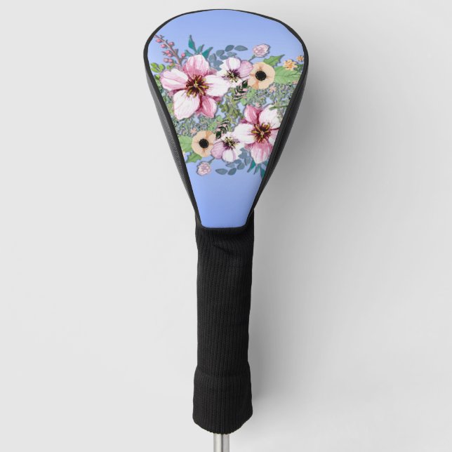 Arrangement of Flowers Golf Head Cover (Front)