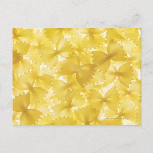 Arrangement of Organic Pasta Bows Postcard (Front)
