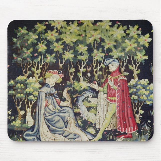 Arras Tapestry, Offering of the Heart Mouse Mat (Front)