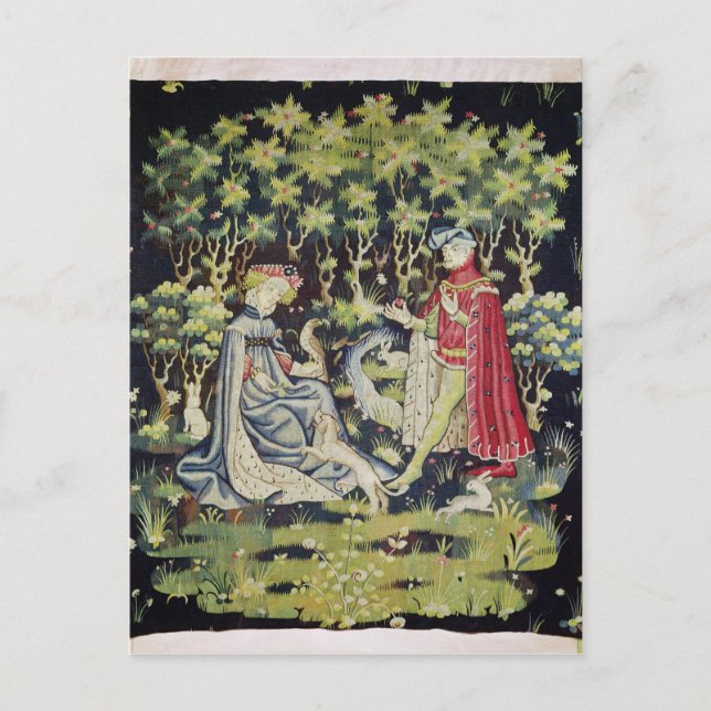 Arras Tapestry, Offering of the Heart Postcard (Front)