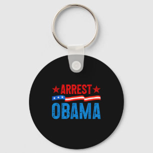 Arrest Obama 2025 T-shirt_1.png Key Ring