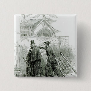 Arrest of Mr. Smith O'Brien 15 Cm Square Badge