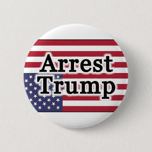 Arrest Trump 6 Cm Round Badge