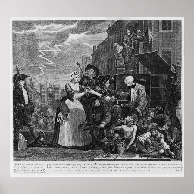 Arrested for Debt Poster (Front)