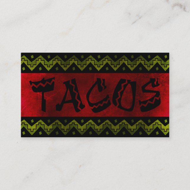 arriba taco stand (loyalty punch card) loyalty card (Front)