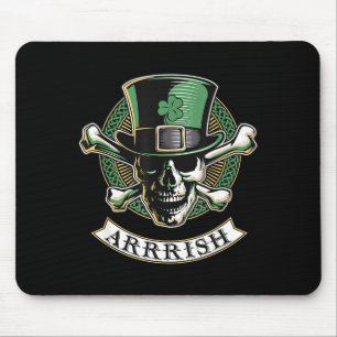Arrish Irish Rate St Patricks Day, Rate Men Funny  Mouse Mat
