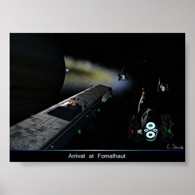 Arrival at Fomalhaut Poster (Front)
