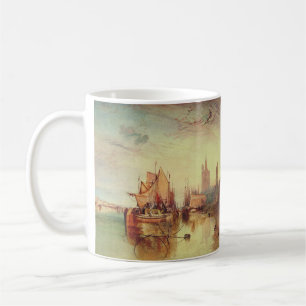 Arrival of a Packet Boat by Joseph Turner Coffee Mug