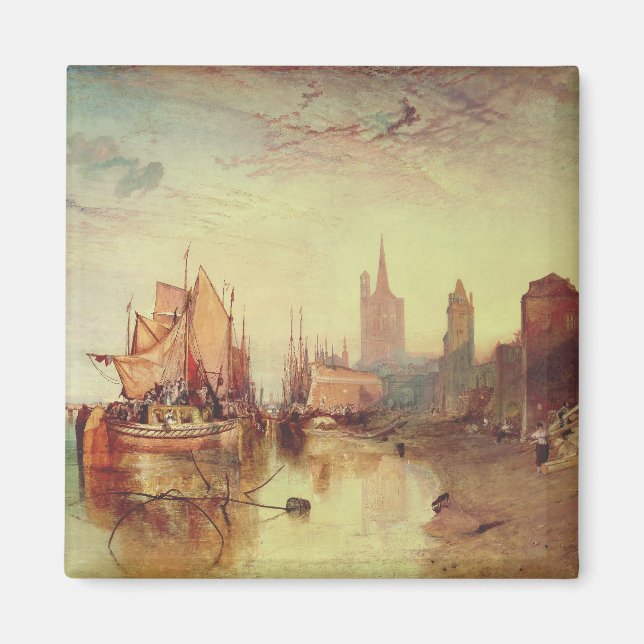 Arrival of a Packet Boat by Joseph Turner Magnet (Front)