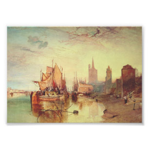 Arrival of a Packet Boat by Joseph Turner Photo Print